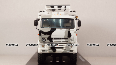 КАМАЗ-6560 ЗРПК 96К6 (Панцирь-С1) камуфляж Арктика, SSM1386 1:43 