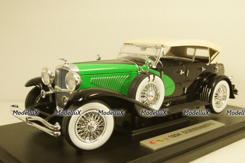 Duesenburg, black/green 1934, 18110bk, Signature Models 1:18