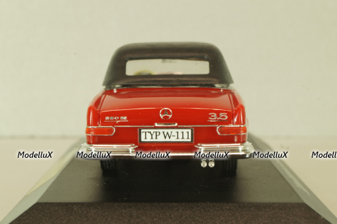 Mercedes 220 SE 3,5 Coupe (W111) 1961, red, 4332, Faller 1:43 
