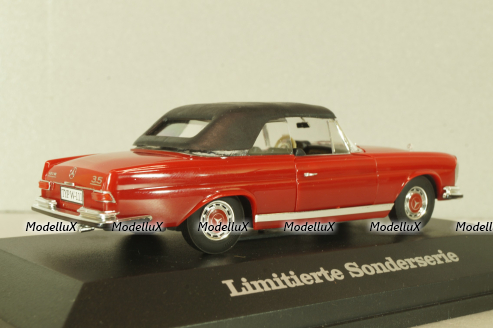 Mercedes 220 SE 3,5 Coupe (W111) 1961, red, 4332, Faller 1:43 
