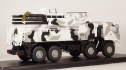 КАМАЗ-6560 ЗРПК 96К6 (Панцирь-С1) камуфляж Арктика, SSM1386 1:43 