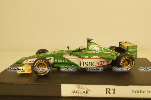 Jaguar R1 #7  Eddie Irvine Formula1, Hot Wheels 1:43