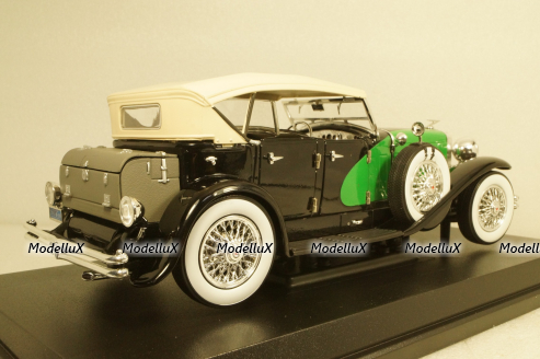 Duesenburg, black/green 1934, 18110bk, Signature Models 1:18