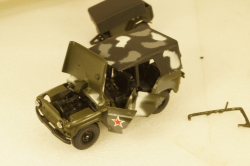 Уаз-469 с прицепом, чумной, Агат 1:43