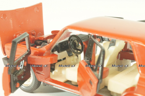 Ваз-2105 А39, красный, август 86г., Тантал/Радон 1:43