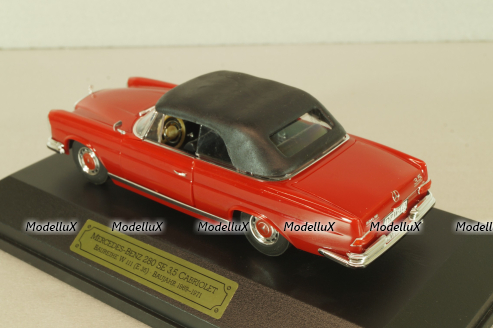 Mercedes 220 SE 3,5 Coupe (W111) 1961, red, 4332, Faller 1:43 