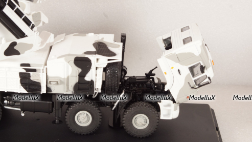 КАМАЗ-6560 ЗРПК 96К6 (Панцирь-С1) камуфляж Арктика, SSM1386 1:43 