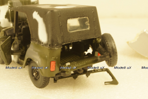 Уаз-469 с прицепом, чумной, Агат 1:43