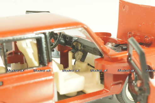 Ваз-2105 А39, красный, август 86г., Тантал/Радон 1:43