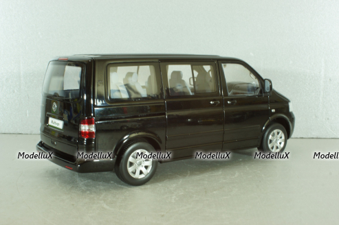 Volkswagen T5 Multivan 2003,black, 188600, Norev 1:18