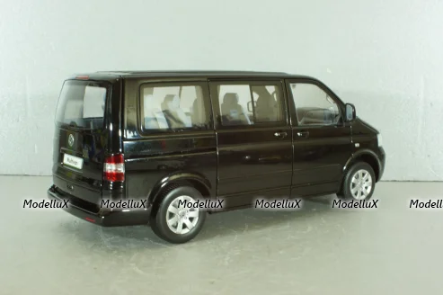 Volkswagen T5 Multivan 2003,black, 188600, Norev 1:18