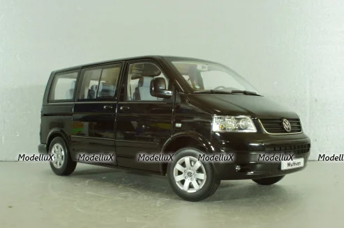 Volkswagen T5 Multivan 2003,black, 188600, Norev 1:18