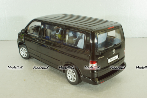 Volkswagen T5 Multivan 2003,black, 188600, Norev 1:18