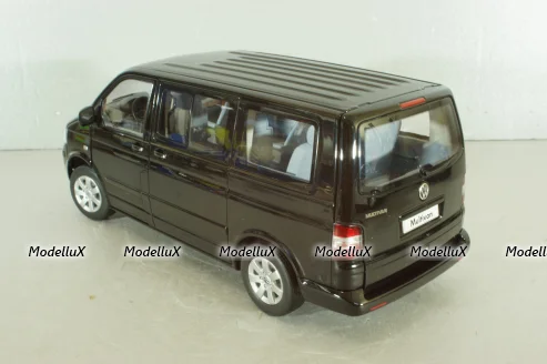 Volkswagen T5 Multivan 2003,black, 188600, Norev 1:18