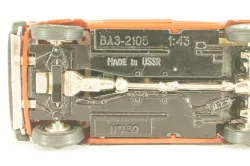 Ваз-2105 А39, красный, август 86г., Тантал/Радон 1:43