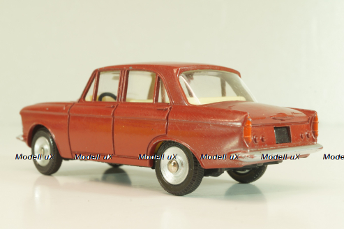 Москвич-408, красный, матовый, Dinky 1:43