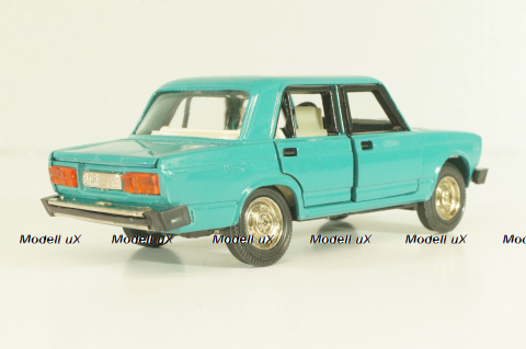 Ваз-2105,  Lada 1300, бирюзовый, сентябрь 86г., Тантал/Радон 1:43