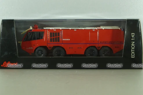 Iveco Super Dragon X8 Airport fire truck 2007, red, 07135, Schuco 1:43