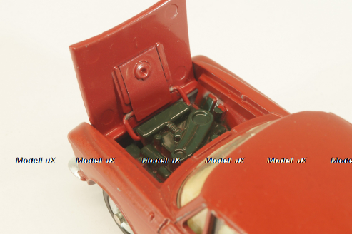Москвич-408, красный, матовый, Dinky 1:43
