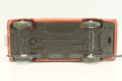 Москвич-408, красный, матовый, Dinky 1:43