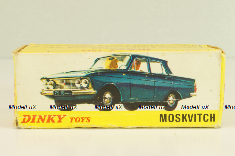 Москвич-408, красный, глянцевый в коробке, Dinky 1:43