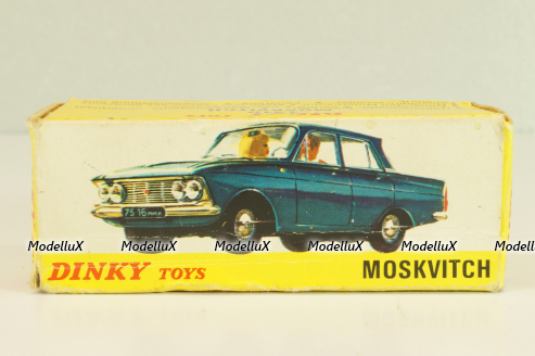 Москвич-408, красный, глянцевый в коробке, Dinky 1:43