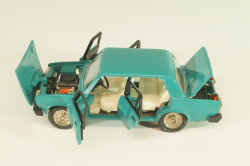 Ваз-2105,  Lada 1300, бирюзовый, сентябрь 86г., Тантал/Радон 1:43