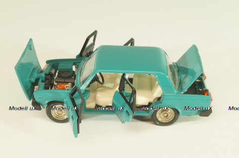 Ваз-2105,  Lada 1300, бирюзовый, сентябрь 86г., Тантал/Радон 1:43