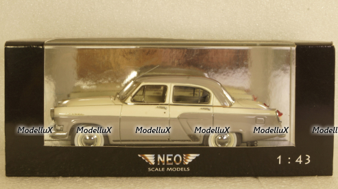 Газ-М21 Волга, 2-х цветная 1980г., NEO44290, NEO 1:43