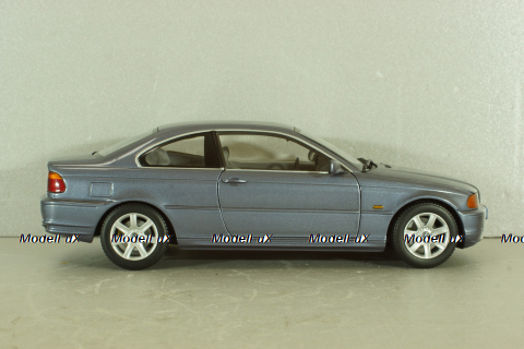BMW 318 CI (E46) coupe 1997, grey, 80439411583, Kyosho 1:18