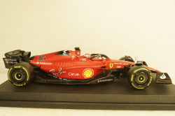 Ferrari f1-75 SCUDERIA N16 SEASON 2022,Charles Leclerc, Yellow Wheels, BU16811LE, Bburago 1:18