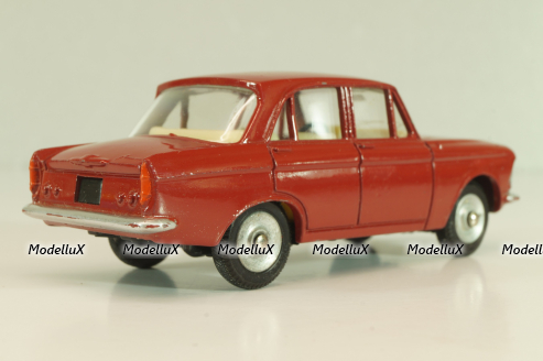 Москвич-408, красный, глянцевый в коробке, Dinky 1:43