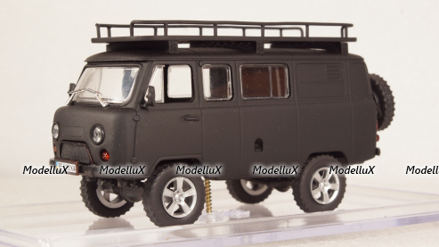 Уаз 453 offroad черный, Doc & Hummer Studio 1:43