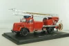 Mercedes L 6600  fire ladder 1951, red, 03091, Schuco 1:43