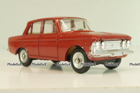 Москвич-408, красный, глянцевый в коробке, Dinky 1:43