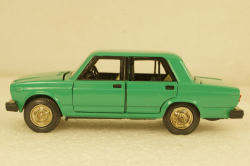 Ваз-2107, А40, зеленый №2, Тантал/Радон 1:43