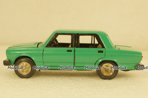 Ваз-2107, А40, зеленый №2, Тантал/Радон 1:43