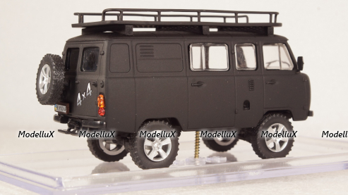 Уаз 453 offroad черный, Doc & Hummer Studio 1:43