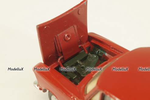 Москвич-408, красный, глянцевый в коробке, Dinky 1:43