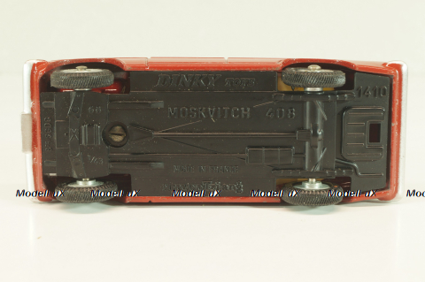 Москвич-408, красный, глянцевый в коробке, Dinky 1:43