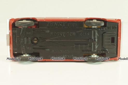 Москвич-408, красный, глянцевый в коробке, Dinky 1:43