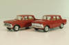 Москвич-408, красный, матовый, Dinky 1:43