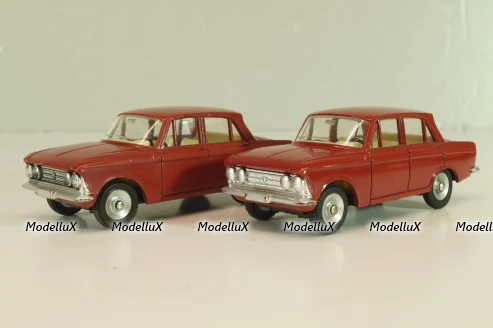 Москвич-408, красный, матовый, Dinky 1:43