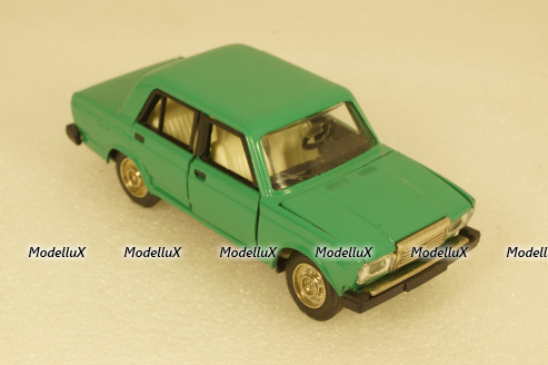 Ваз-2107, А40, зеленый №2, Тантал/Радон 1:43