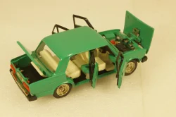 Ваз-2107, А40, зеленый №2, Тантал/Радон 1:43
