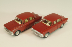 Москвич-408, красный, глянцевый в коробке, Dinky 1:43