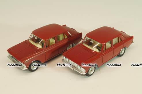 Москвич-408, красный, глянцевый в коробке, Dinky 1:43