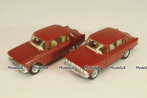 Москвич-408, красный, матовый, Dinky 1:43