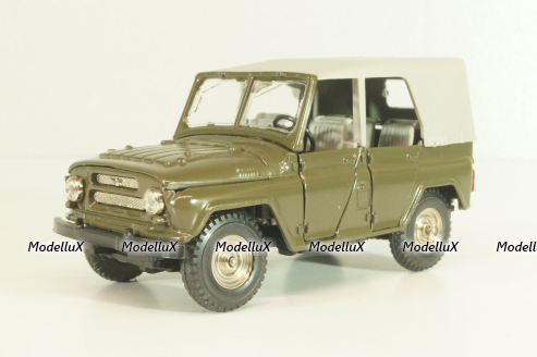 Уаз-469 4х4, А34, хаки, Тантал/Радон 1:43