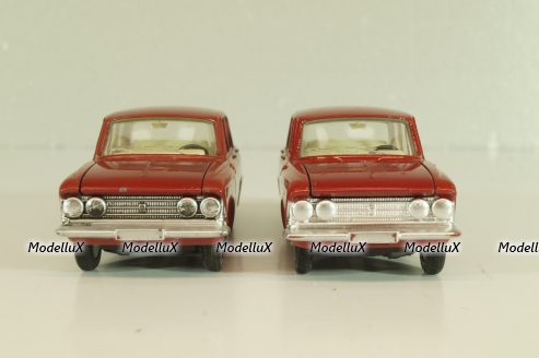Москвич-408, красный, глянцевый в коробке, Dinky 1:43